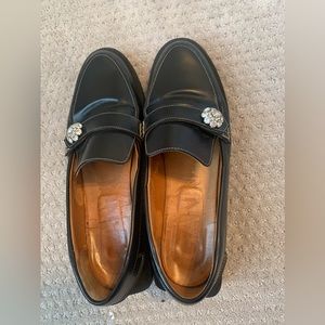 Ganni Jewel Moccasin Black sz 42